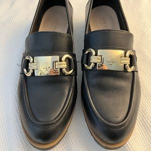 Kate Spade New York black leather flats 7.5